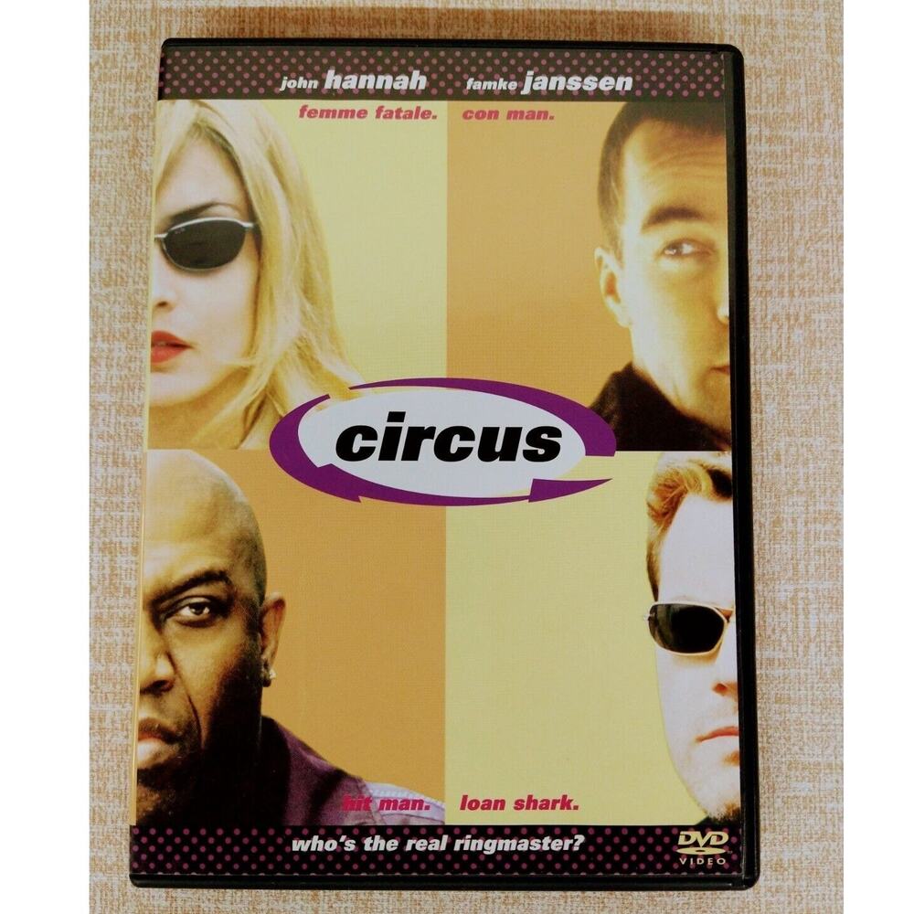 DVD Circus‎ - 2001 - John Hannah / Franke Janssen - y2k Drama